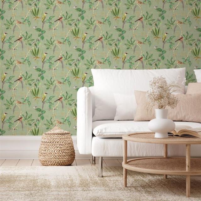 چرا سبز رنگی عالی برای کاغذ دیواری است؟